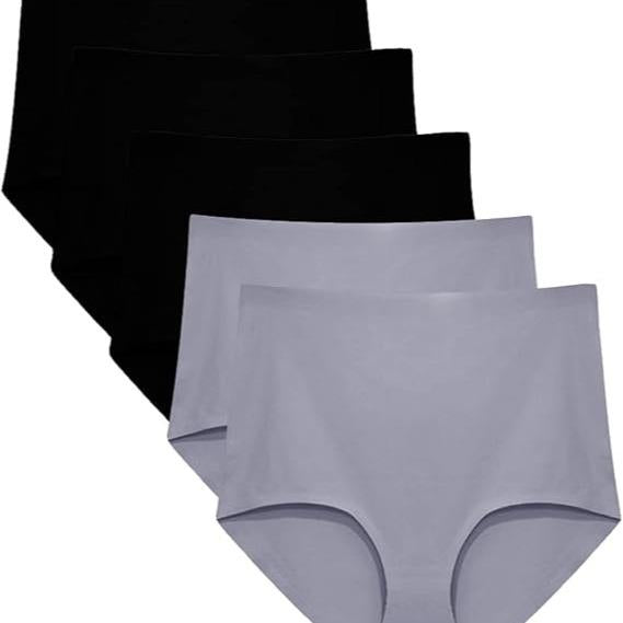 Women's High Waist Seamless No Show Underwear 5-Pack