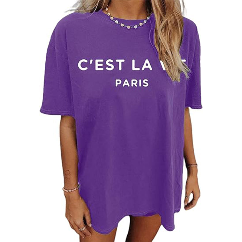 Women's Oversized T Shirt Casual Summer Short Sleeve Top(Buy 2 Free Shipping)