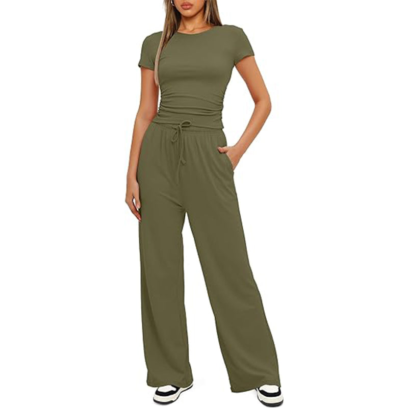 Women's Tops and Wide Leg Pants Sets (BUY 2 FREE SHIPPING)