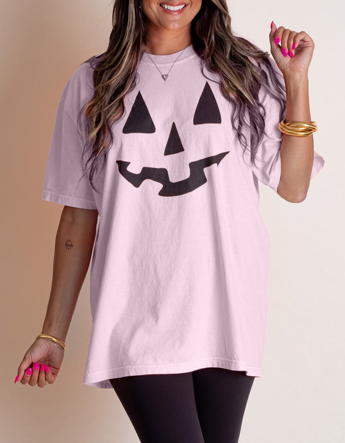 Tiktok Hot Sale Women‘s Classic Jack-O-Lantern Tee