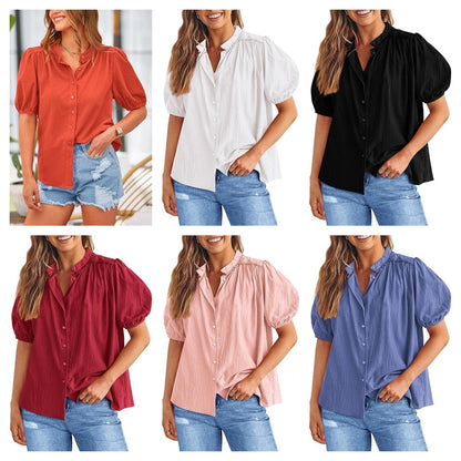 Women's Summer Lantern Sleeve Blouses (BUY 2 FREE SHIPPING)