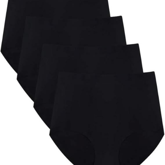 Women's High Waist Seamless No Show Underwear 5-Pack