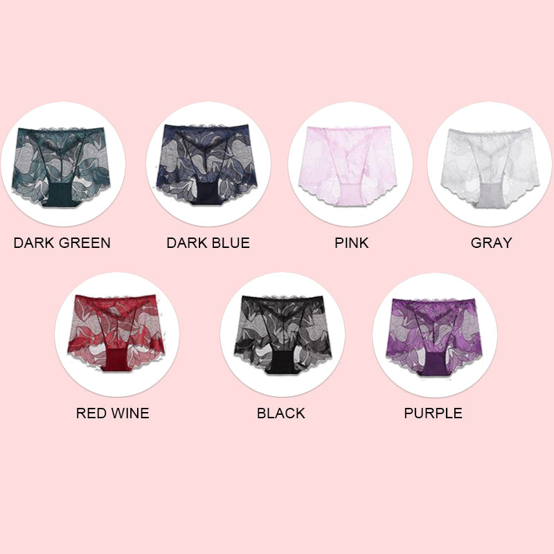 Hot Sale✨ -Ladies Silk Lace Handmade Underwear Pack