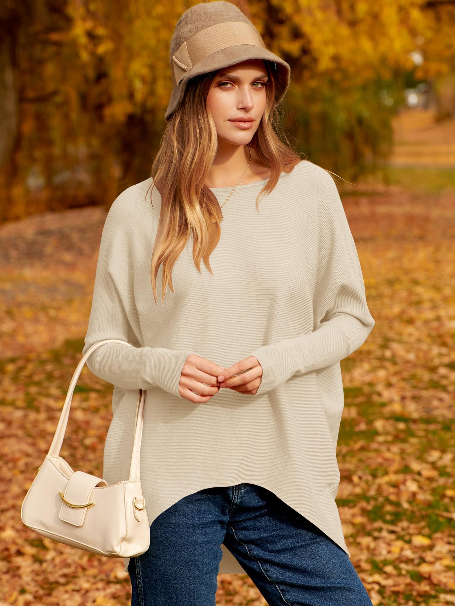 Hot Sale WOMEN'S OVERSIZED DOLMAN SLEEVE KNITTED PULLOVER (Buy 2 Free Shipping)