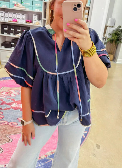 Ballon Sleeve Top(Buy 2 Free Shipping)