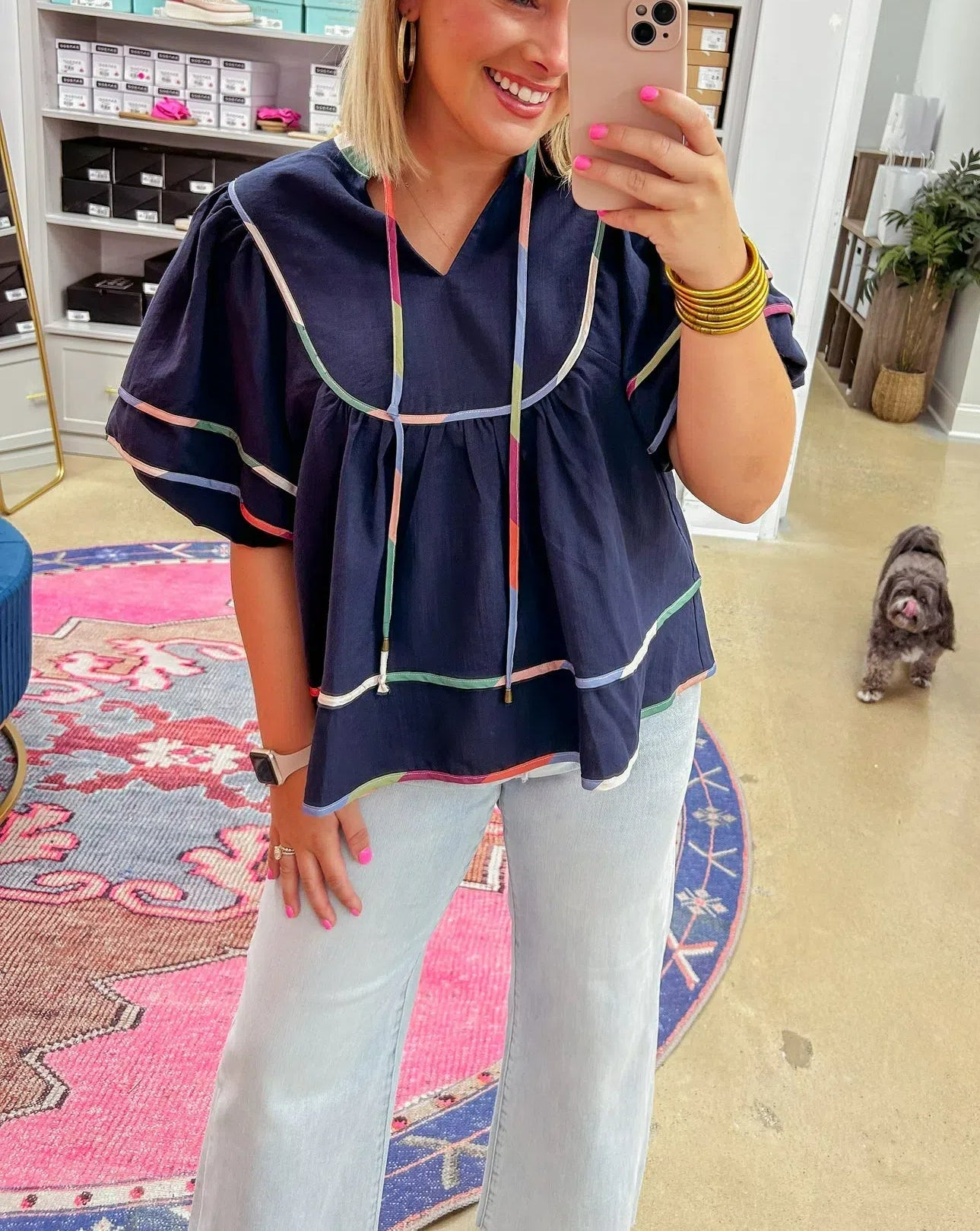 Ballon Sleeve Top(Buy 2 Free Shipping)
