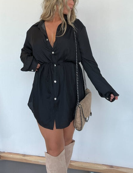 ✨ Satin Covered Nights Romper Dress Set (Buy 2 Free Shipping)