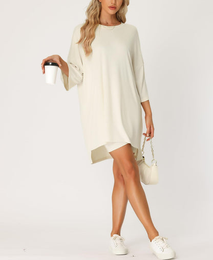 Women's Oversized Lounge Sets T-Shirt with Biker Bodycon Shorts (Buy 2 Free Shipping)