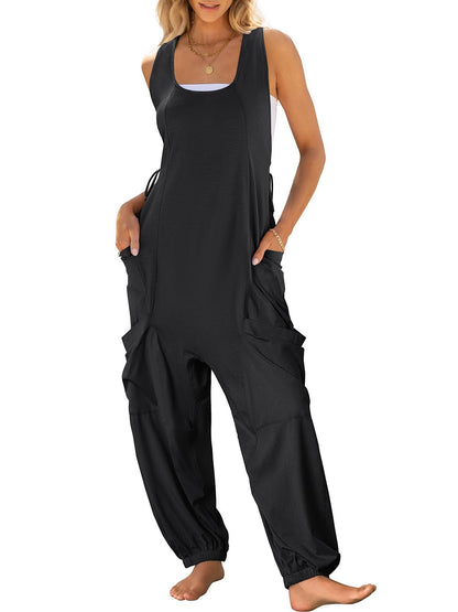 2024 Women's Sleeveless Baggy Harem Jumpsuits (Buy 2 Free Shipping)