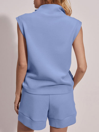 Women's Summer Air Essentials Sleeveless Outfits Two Piece Short Sets