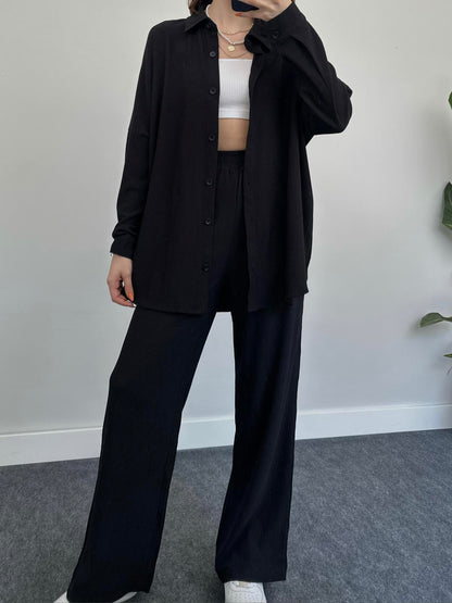 Casual  Available Shirt Set