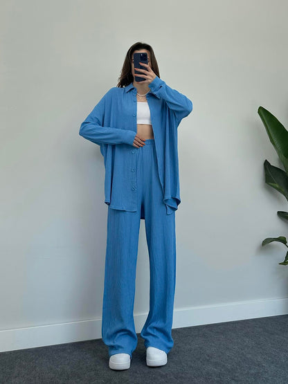 Casual  Available Shirt Set