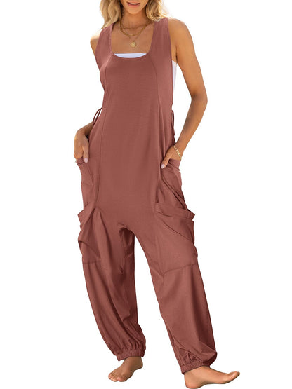 2024 Women's Sleeveless Baggy Harem Jumpsuits (Buy 2 Free Shipping)