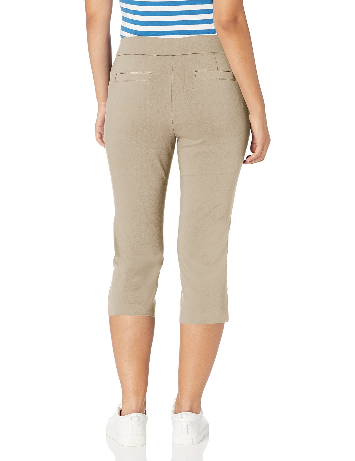 Limited time sale🔥Women's High Waist Pull on Capri L Pocket