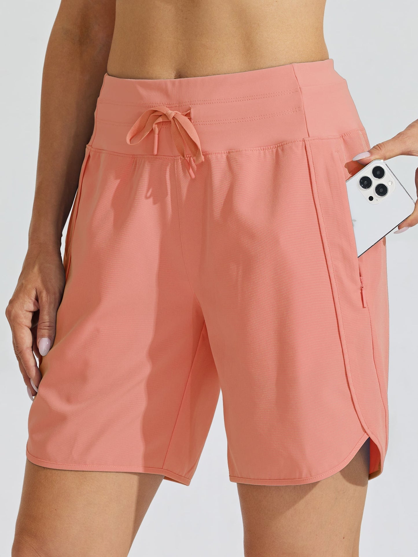 ✨Women's Active 7 Inseam Athletic Long Running High Wasistband Shorts