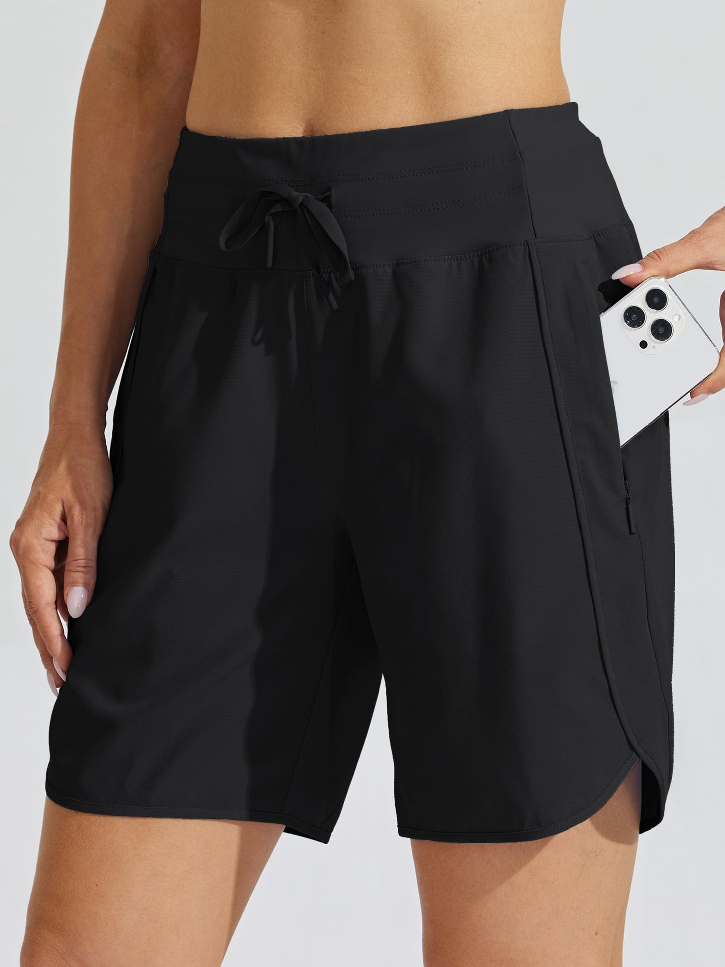 ✨Women's Active 7 Inseam Athletic Long Running High Wasistband Shorts
