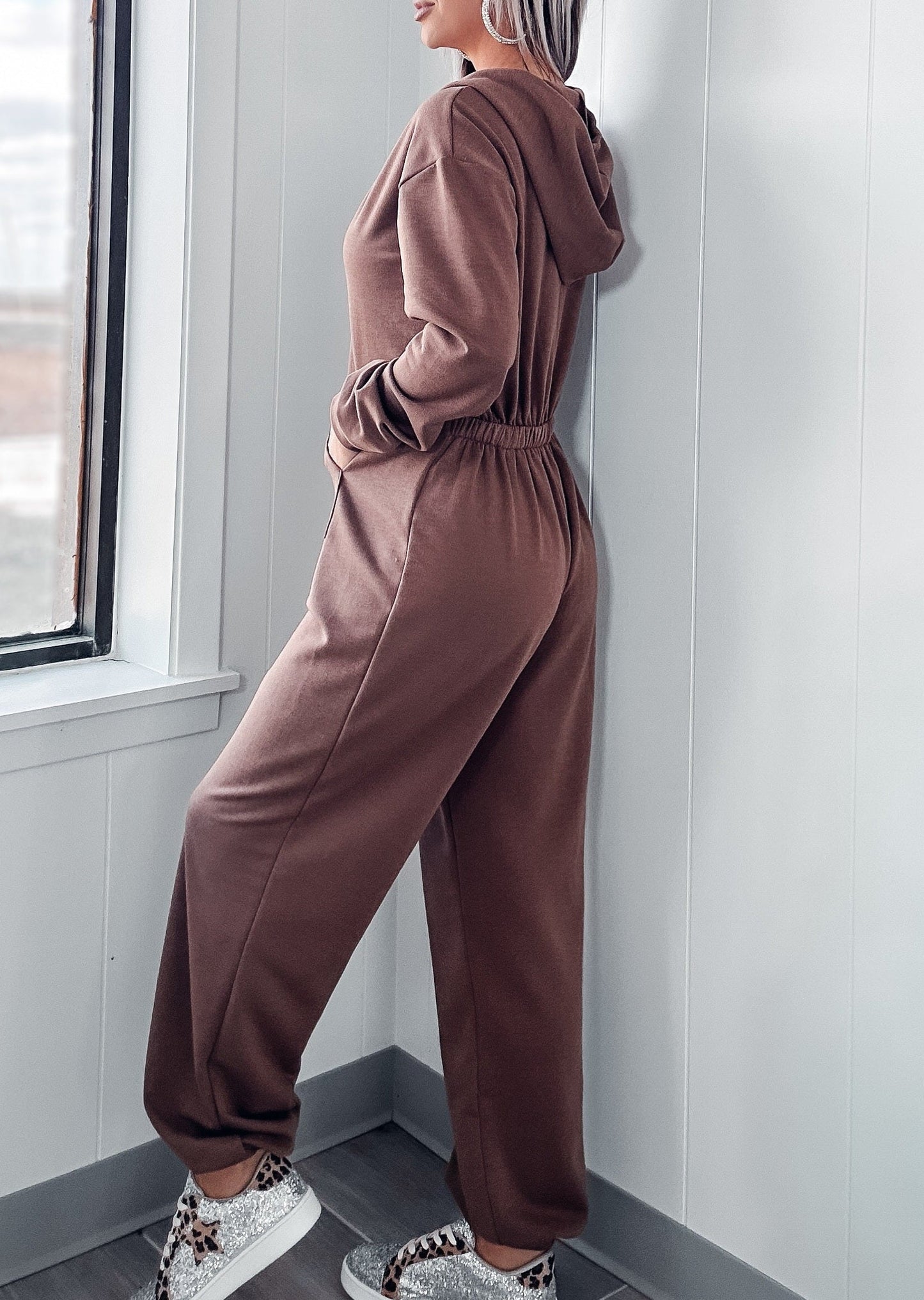 Cozy Days French Terry Jumpsuit (Buy 2 Free Shipping)