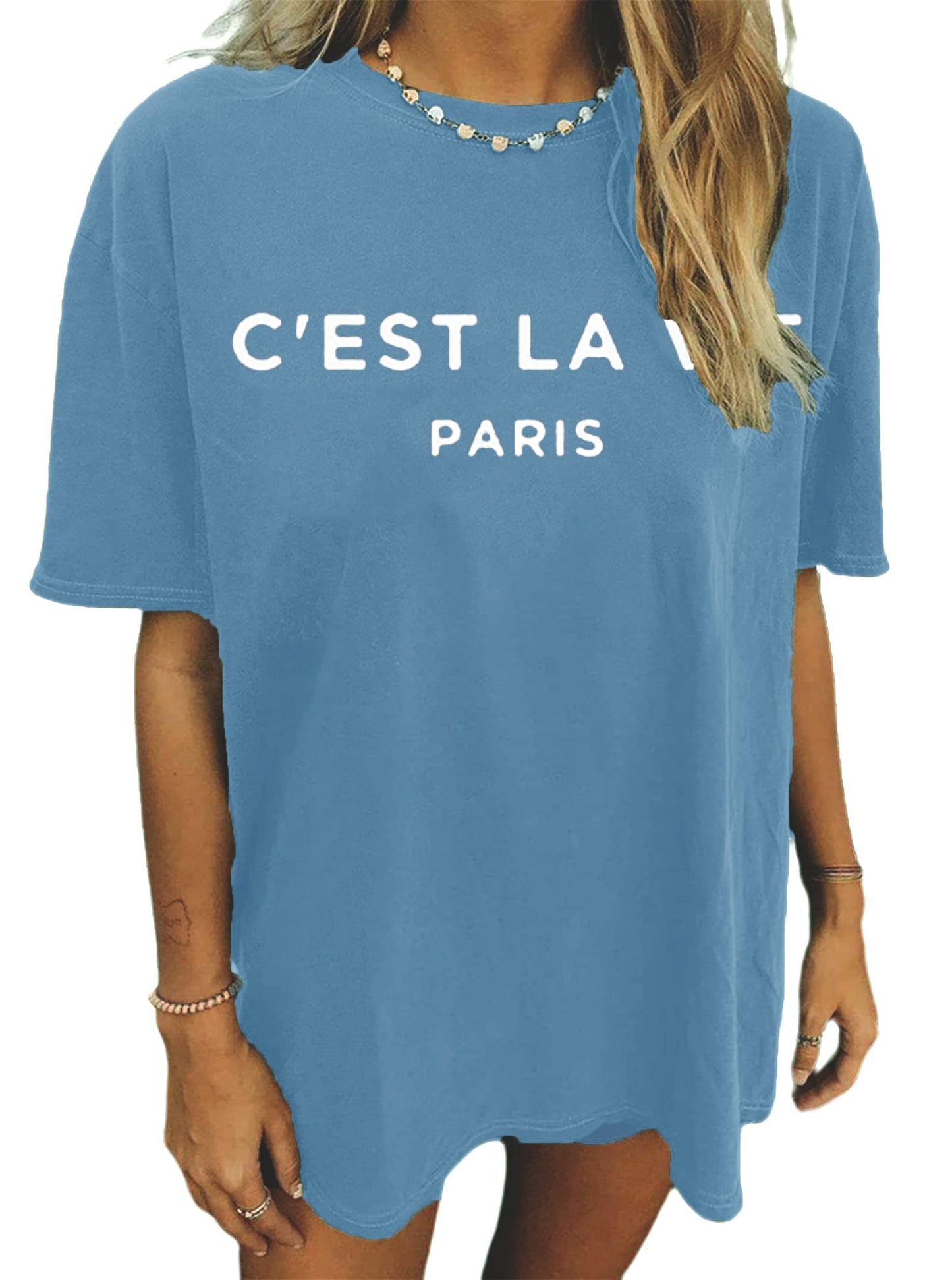 Women's Oversized T Shirt Casual Summer Short Sleeve Top(Buy 2 Free Shipping)
