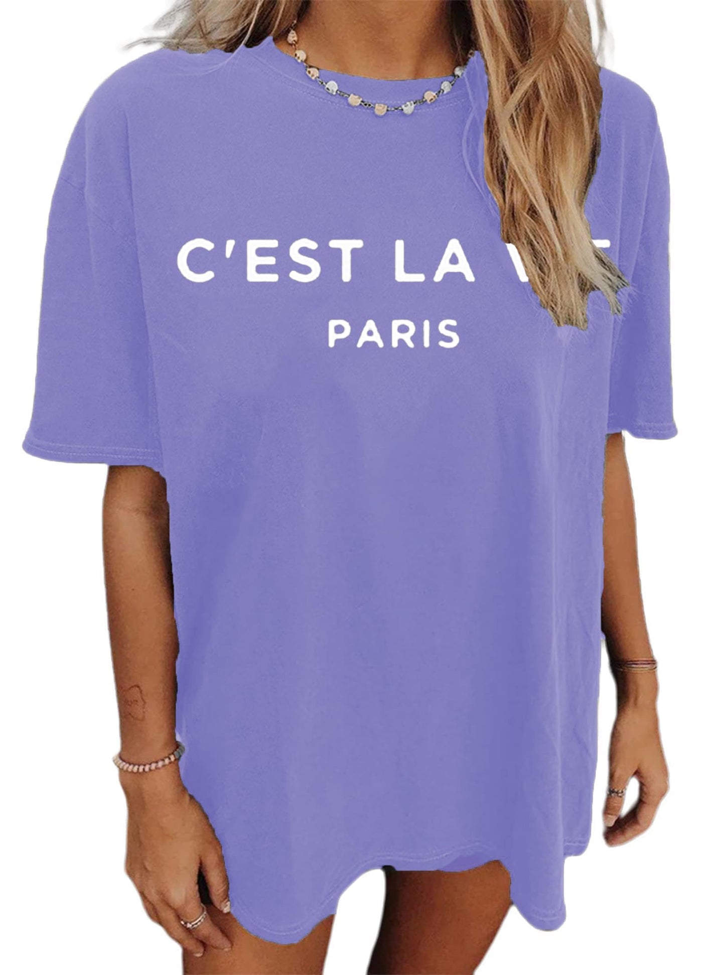 Women's Oversized T Shirt Casual Summer Short Sleeve Top(Buy 2 Free Shipping)