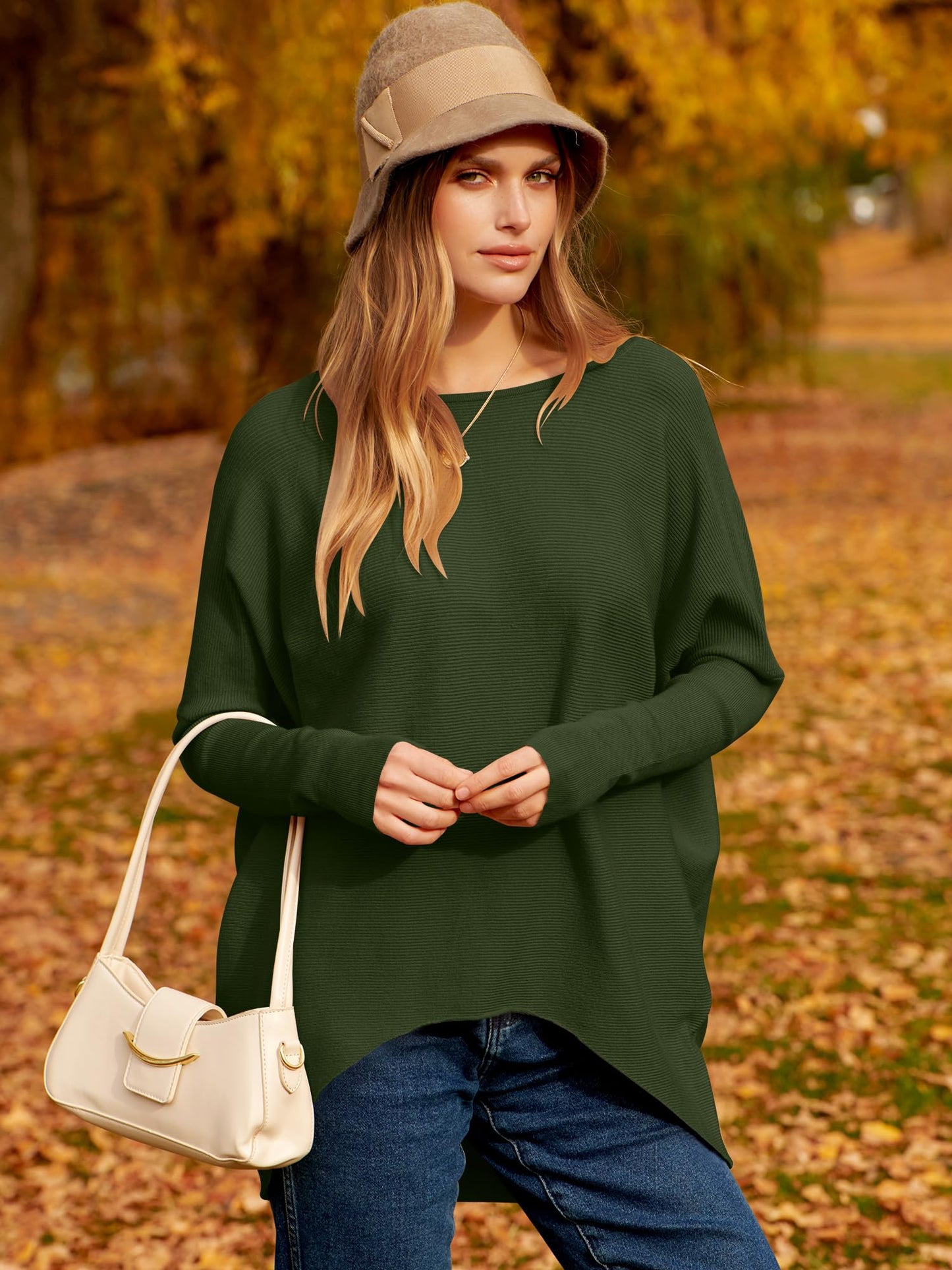 Hot Sale WOMEN'S OVERSIZED DOLMAN SLEEVE KNITTED PULLOVER (Buy 2 Free Shipping)