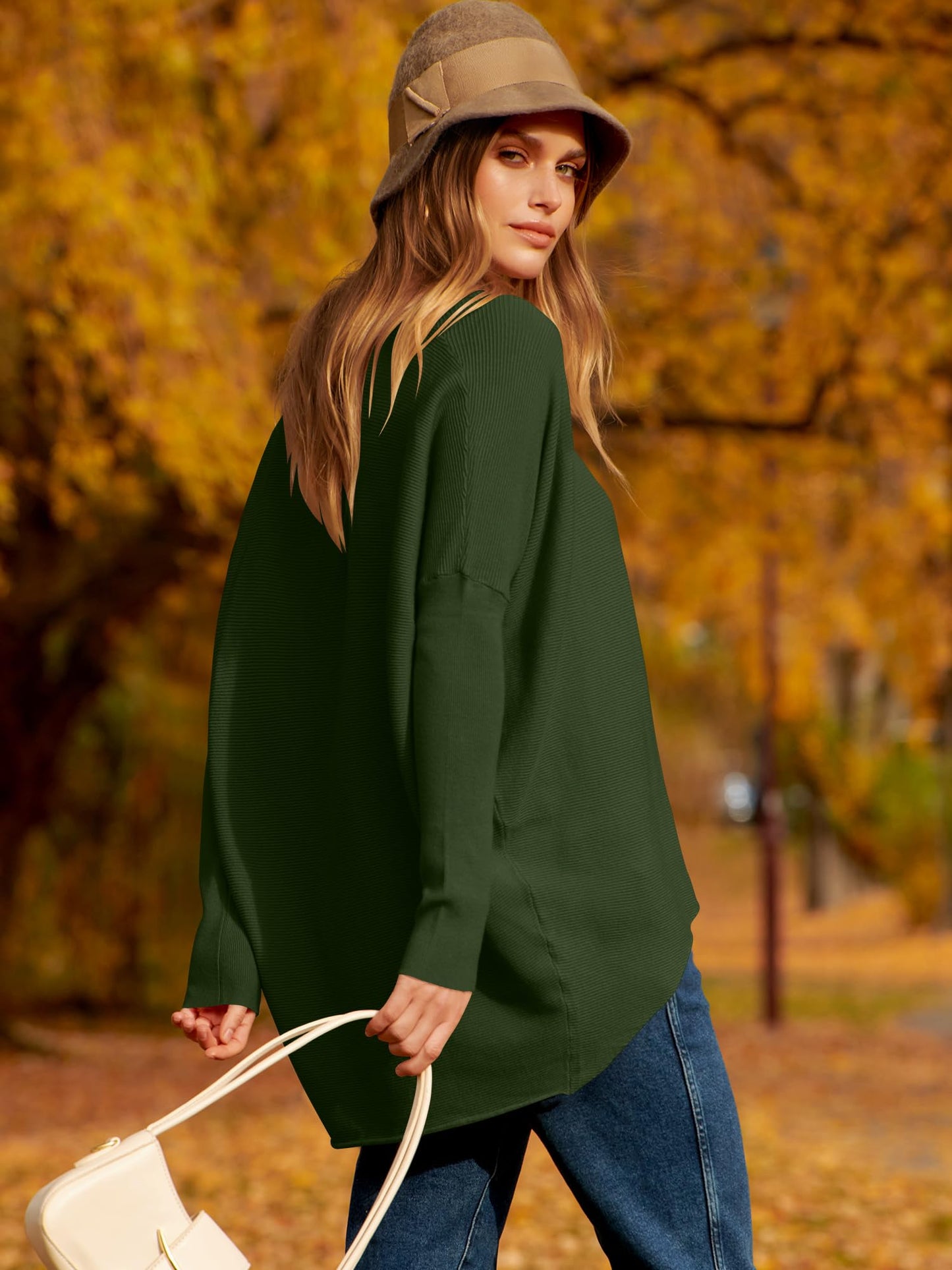 Hot Sale WOMEN'S OVERSIZED DOLMAN SLEEVE KNITTED PULLOVER (Buy 2 Free Shipping)