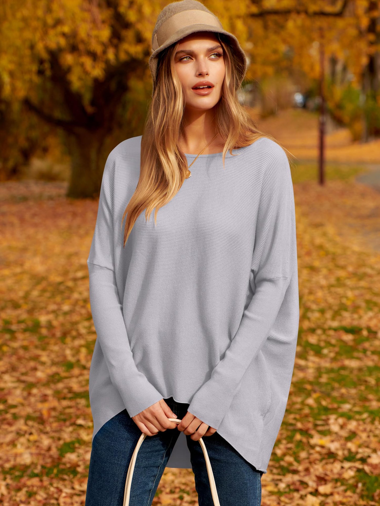 Hot Sale WOMEN'S OVERSIZED DOLMAN SLEEVE KNITTED PULLOVER (Buy 2 Free Shipping)