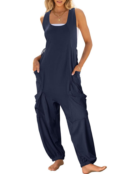 2024 Women's Sleeveless Baggy Harem Jumpsuits (Buy 2 Free Shipping)