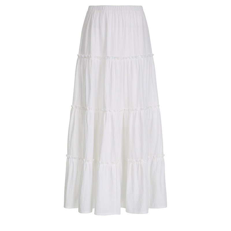 2024 NEW STITCHED PURE WHITE SKIRT(BUY 2 FREE SHIPPING)