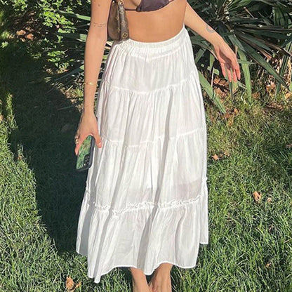 2024 NEW STITCHED PURE WHITE SKIRT(BUY 2 FREE SHIPPING)