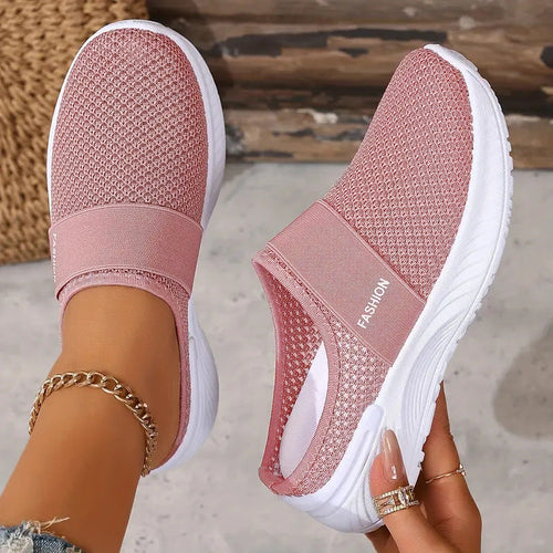 Women's Slip-On Breathable Mesh Casual Shoes Lightweight Walking Sneakers
