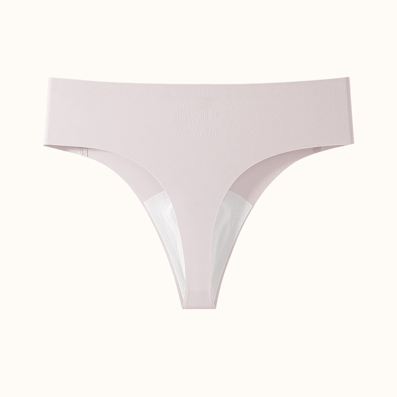 Women's Seamless Camel Toe Cover Thongs, No-Show Invisible G-String Underwear