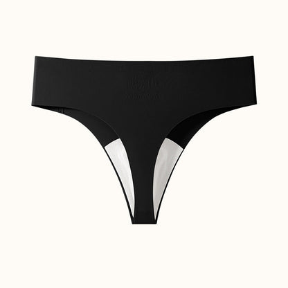 Women's Seamless Camel Toe Cover Thongs, No-Show Invisible G-String Underwear