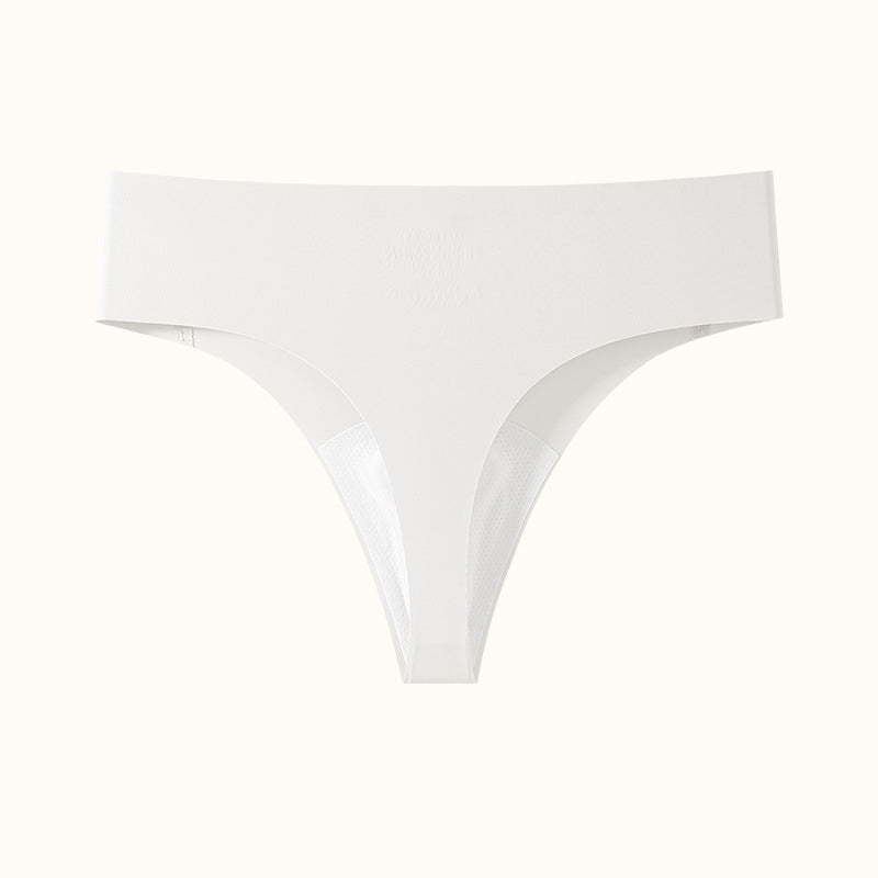 Women's Seamless Camel Toe Cover Thongs, No-Show Invisible G-String Underwear
