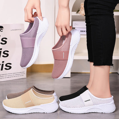 Women's Slip-On Breathable Mesh Casual Shoes Lightweight Walking Sneakers