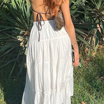 2024 NEW STITCHED PURE WHITE SKIRT(BUY 2 FREE SHIPPING)