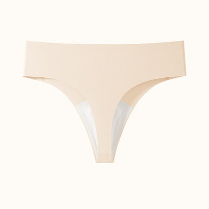 Women's Seamless Camel Toe Cover Thongs, No-Show Invisible G-String Underwear