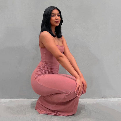 Modal Soft Lounge Dresses+Free Black Shapewear Today
