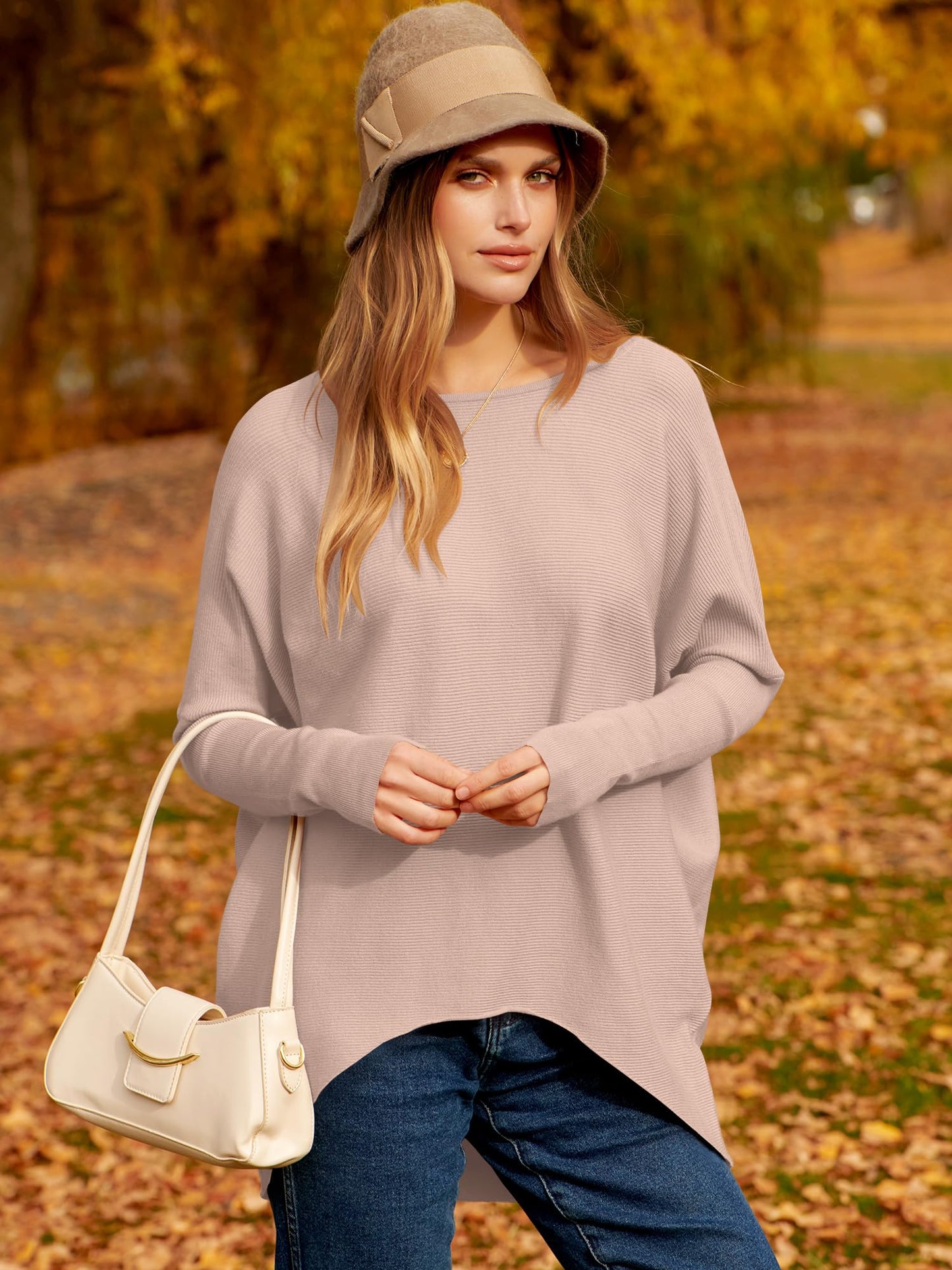 Hot Sale WOMEN'S OVERSIZED DOLMAN SLEEVE KNITTED PULLOVER (Buy 2 Free Shipping)