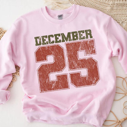 Limited time sale🔥December 25 Retro Christmas Crewneck Sweatshirt
