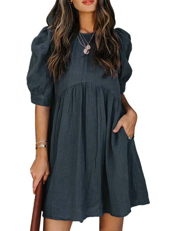 ✨Ruffle Chiffon Waisted Mini Short Swing Dress