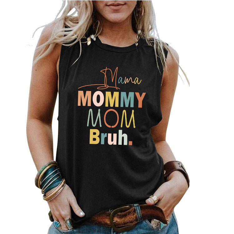 MOM Mother's Day Loose Women's Tank Top