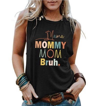 MOM Mother's Day Loose Women's Tank Top