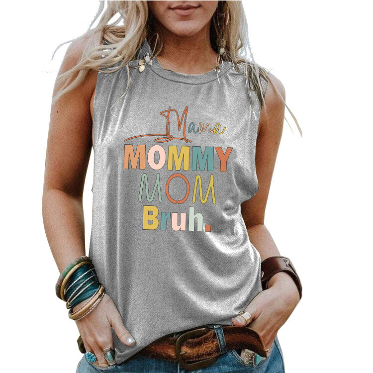 MOM Mother's Day Loose Women's Tank Top