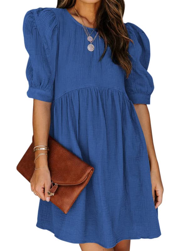 ✨Ruffle Chiffon Waisted Mini Short Swing Dress