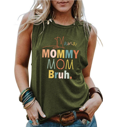 MOM Mother's Day Loose Women's Tank Top