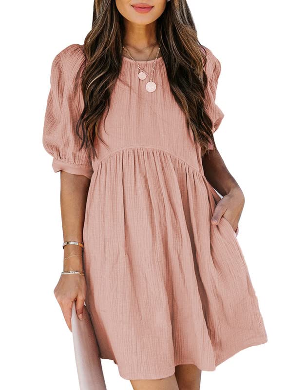 ✨Ruffle Chiffon Waisted Mini Short Swing Dress