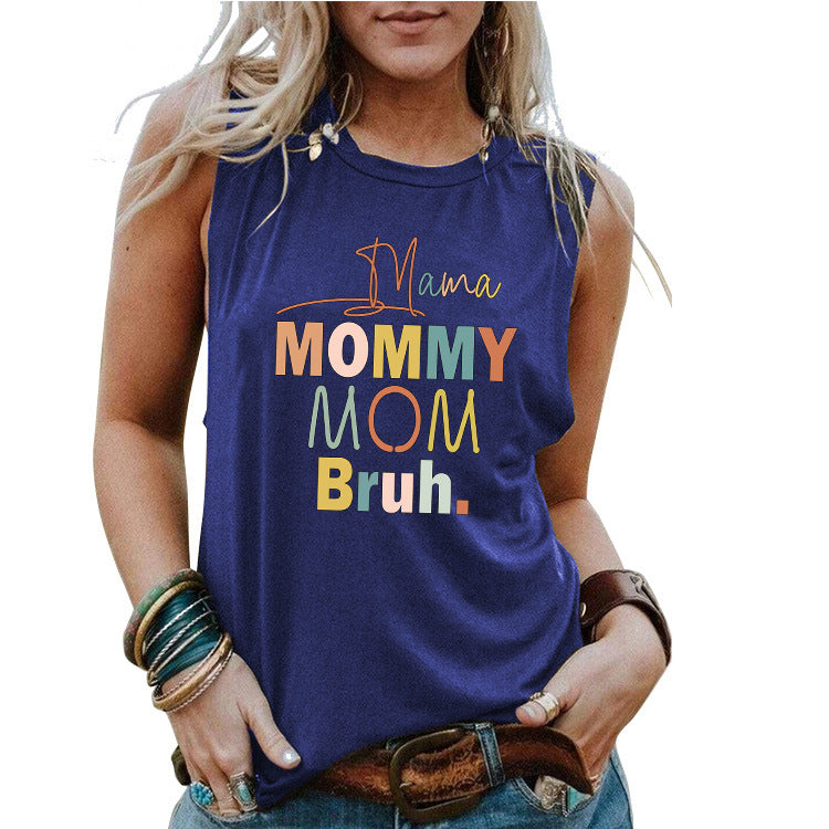 MOM Mother's Day Loose Women's Tank Top