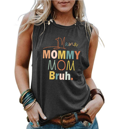MOM Mother's Day Loose Women's Tank Top