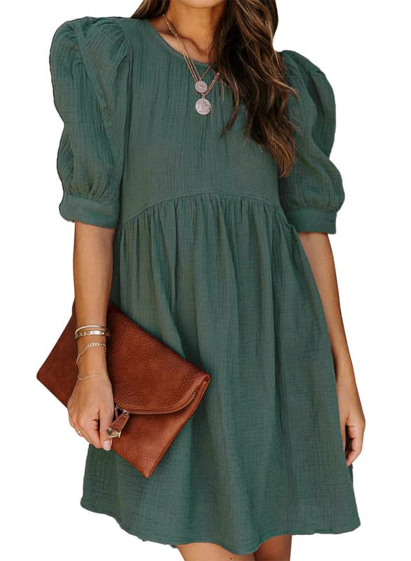✨Ruffle Chiffon Waisted Mini Short Swing Dress