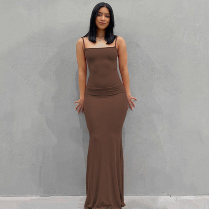Modal Soft Lounge Dresses+Free Black Shapewear Today